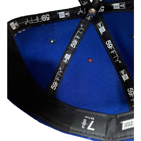 New Era Toronto Blue Jays Baseball 40th Anniversary Fitted Hat size 7 3/8 - Picture 4 of 5